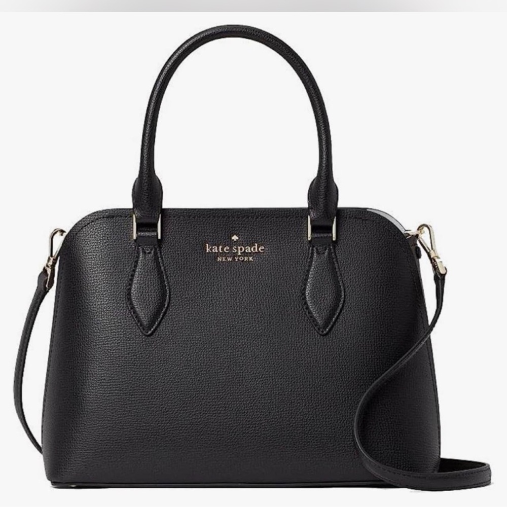 Kate Spade Darcy Small Satchel Crossbody Purse Black